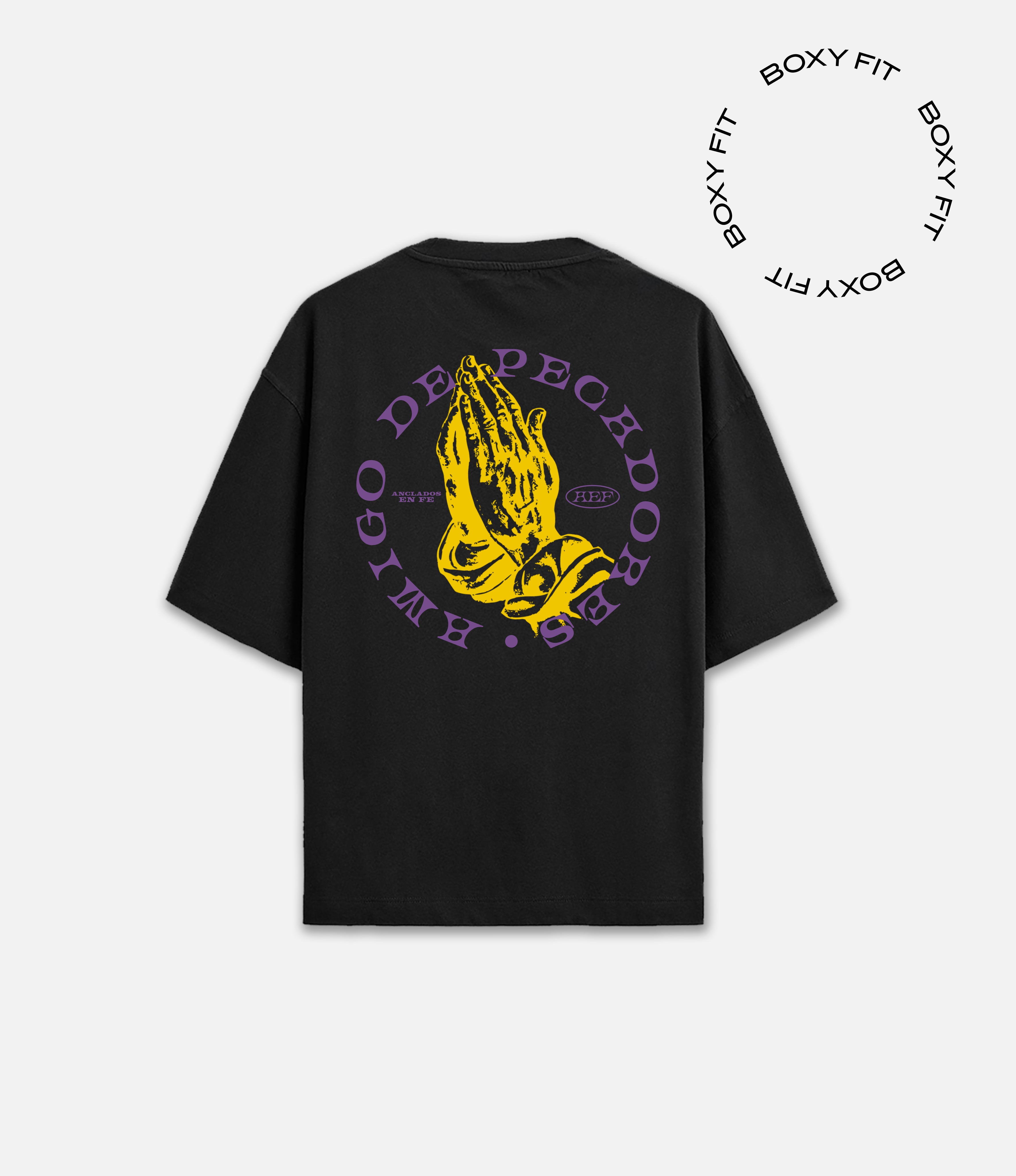 Polera AMIGO DE PECADORES - BOXI FIT